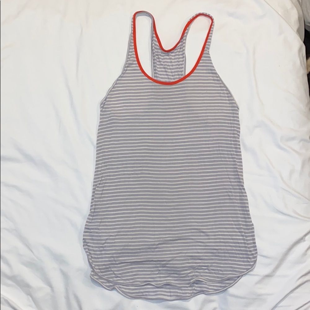 Lululemon Stripe Running Tank